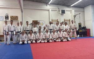 stage pizançon avec ARIMOTO 4fois champion du monde kata