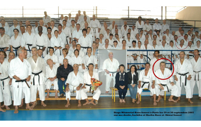 hommage à sensei Taiji Kase en 2007